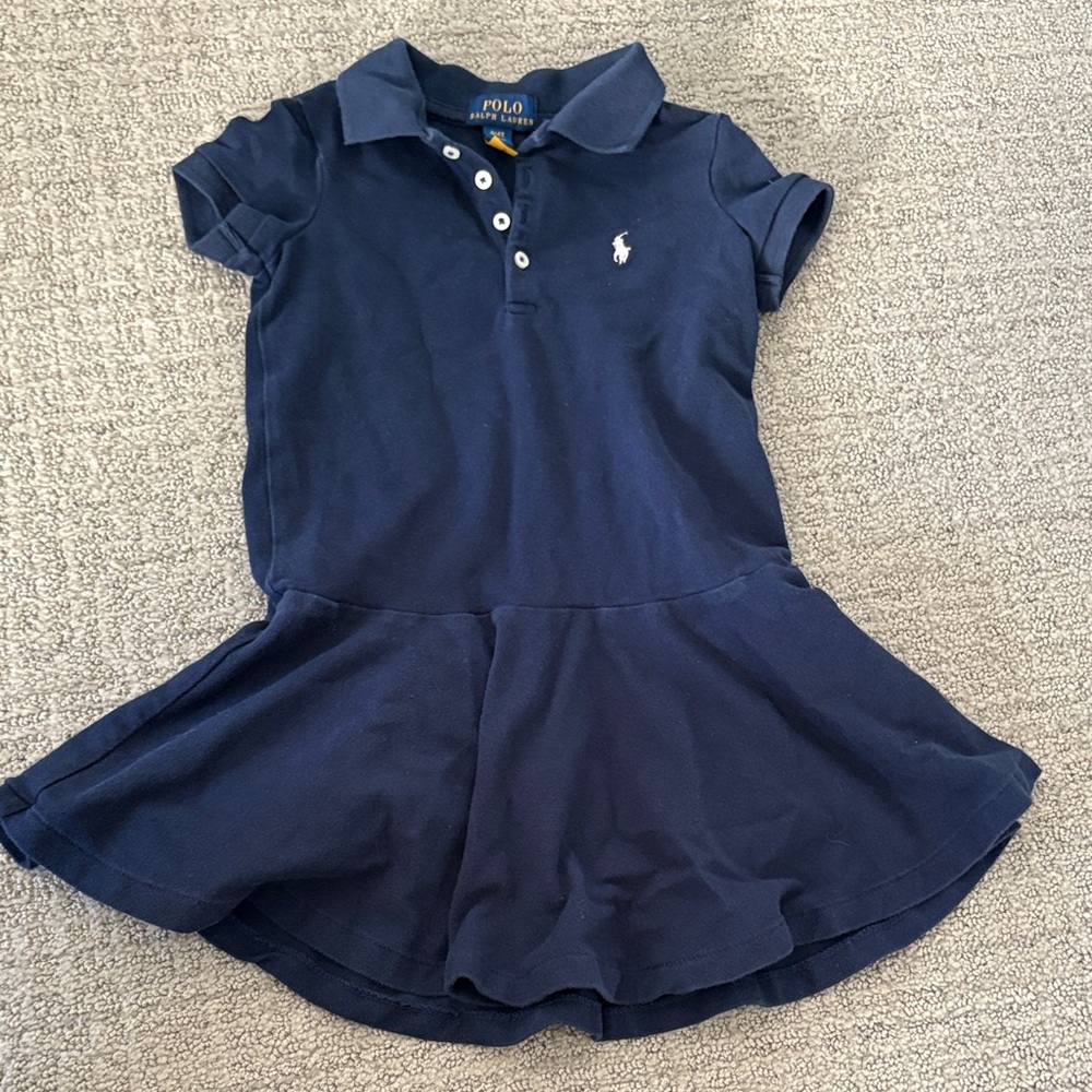 Girls navy 4T short sleeve Polo by Ralph Lauren dress
